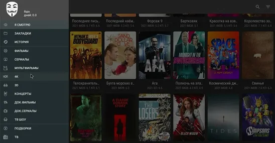 Рейтинг Kinopub